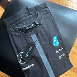 AUTHENTIC BRANDON 2021 MERCEDES PETRONAS AMG F1 SPONSORSHIP TEAM LONG SLEEVE T